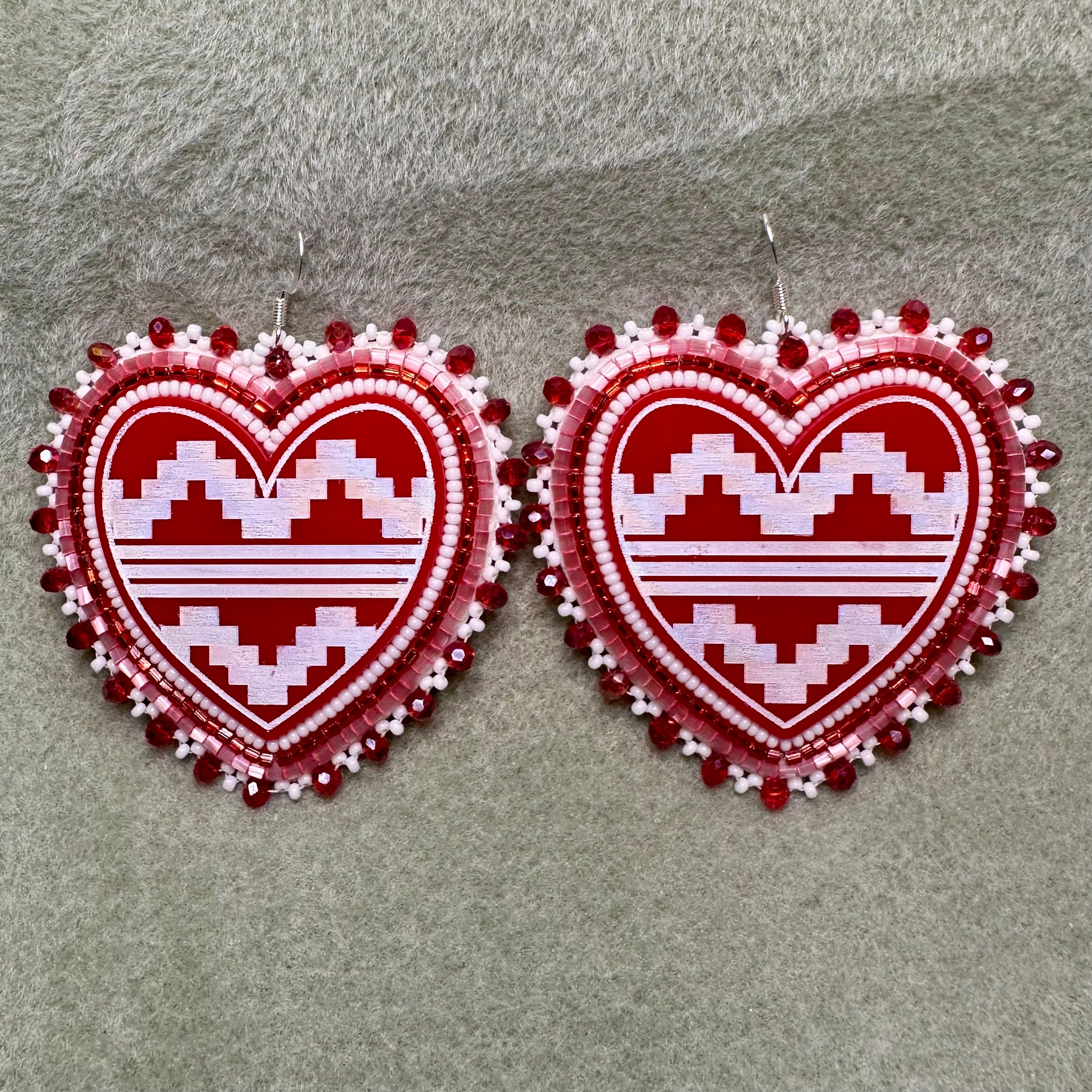 Large Basket Design - Red