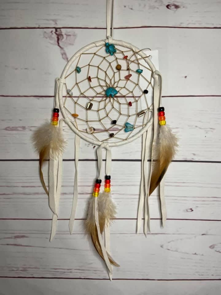 6" Dreamcatcher - White